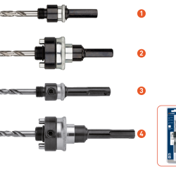 Gatzaaghouder SDS tbv 32-152 mm