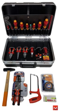 Elektrahulpmonteur koffer set M