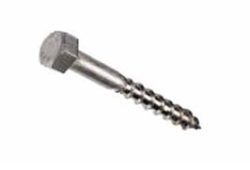 Houtdraadbout RVS 6 x 50