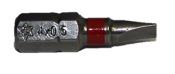 4 insert bit sleuf 4,0 x 0,5 mm