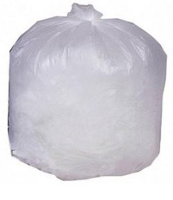 Puinzak 60 x 80 transparant (150st.)