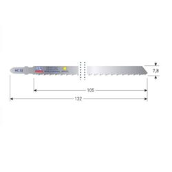 Decoupeerzaagblad HC32 hout/knst. 105mm